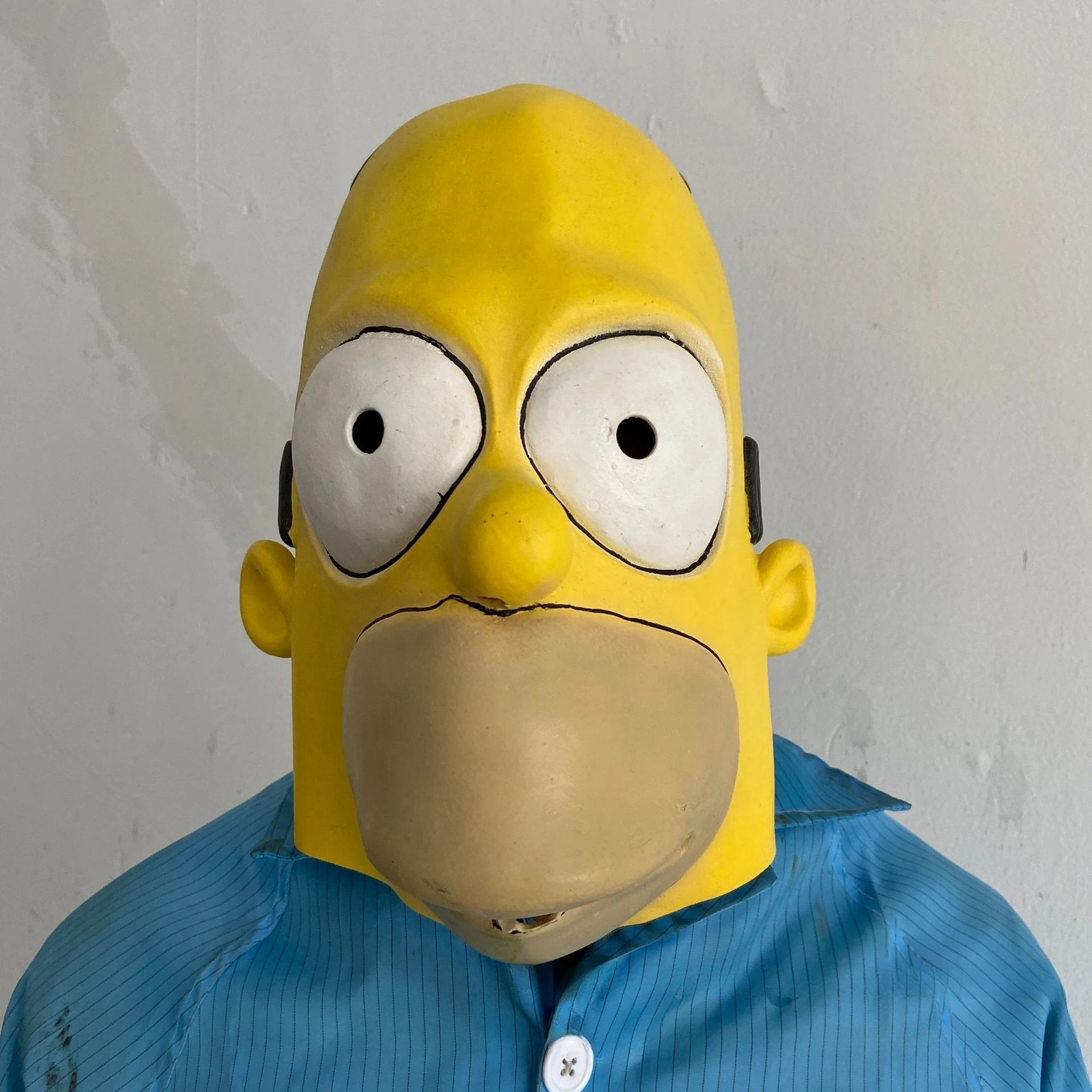 Simpsons Halloween Mask – Latex Prop for Movie Character Costume Parties