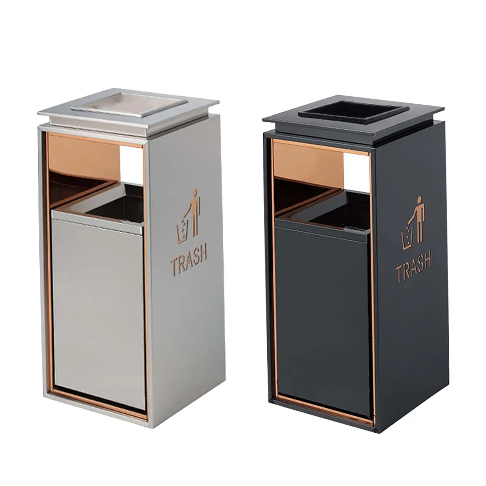 

Trash Can, Vertical ,12L above for Home Elevator Entrance Office Lobby Hotel