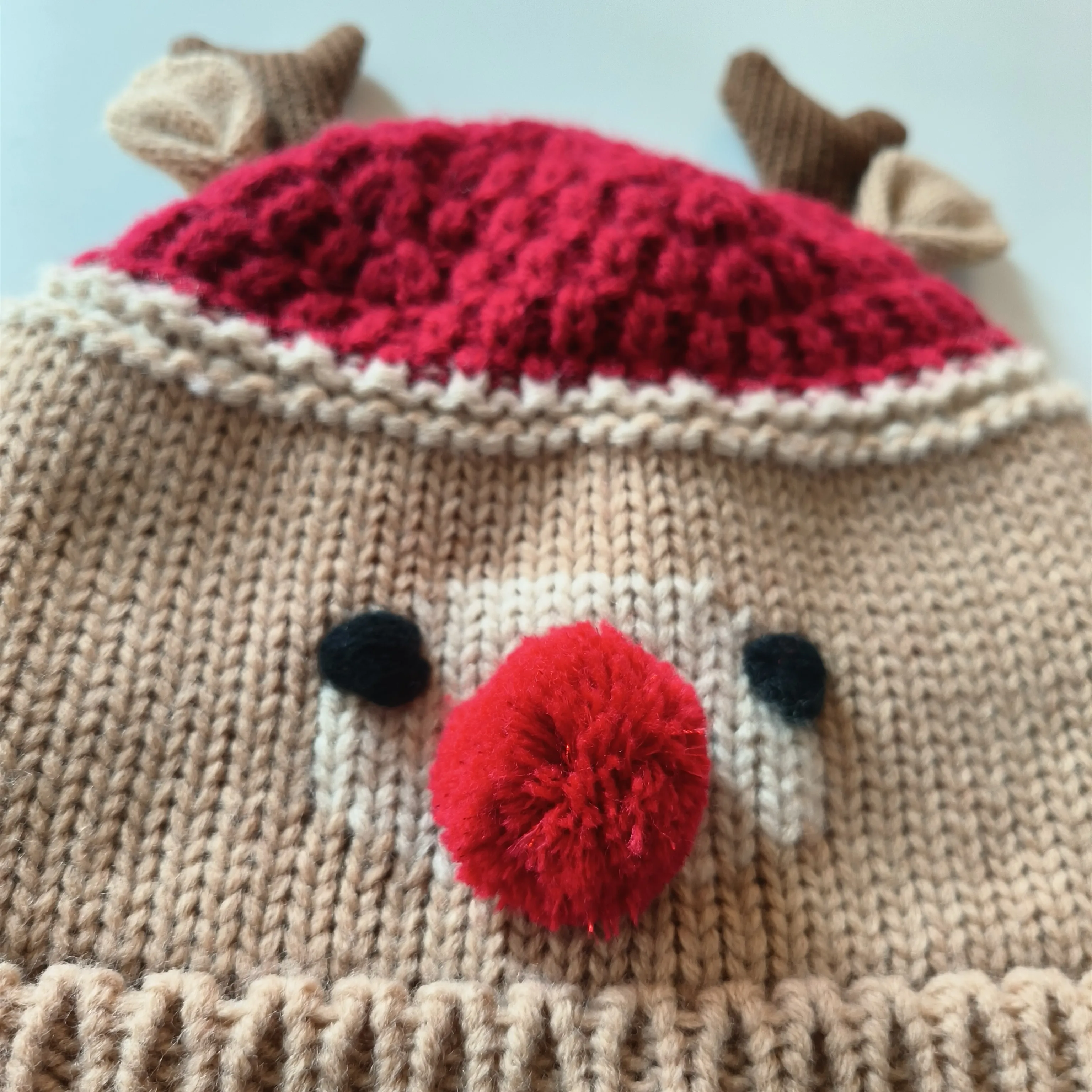 2023 new autumn winter christmas cartoon knitted hats and scarf 2 pieces sets