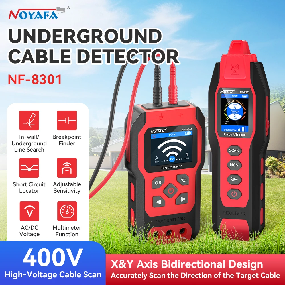 NF-8301 Underground Cable Tester Detection Depth 2M Wire Tra