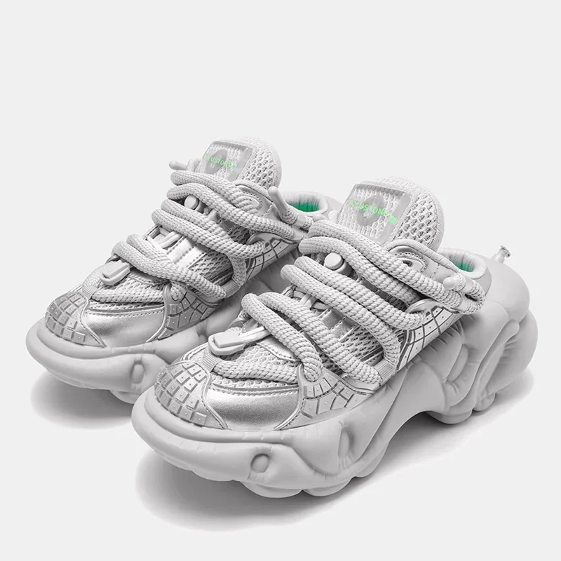 

Platform Cross Tied Slip On Casal Shoes Mixed Colors Patchwork New Arrivals Fashion Women Shoes