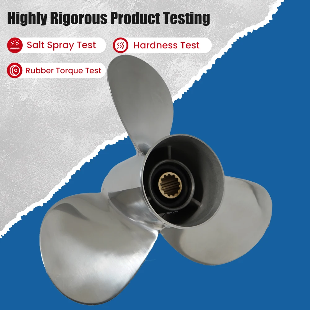 Boat Propeller For Yamaha 25hp 30hp 40hp 48hp 50hp 55hp Outboard Screw 11x15 Boat Motor Stainless Steel Propeller 3 Blade 13 - Image 3