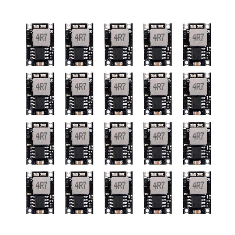 ABAE-20Pcs Mini DC-DC Buck Converter Board 5V-30V To 3.3V Regulator PCB Board Power Supply Step-Down Module