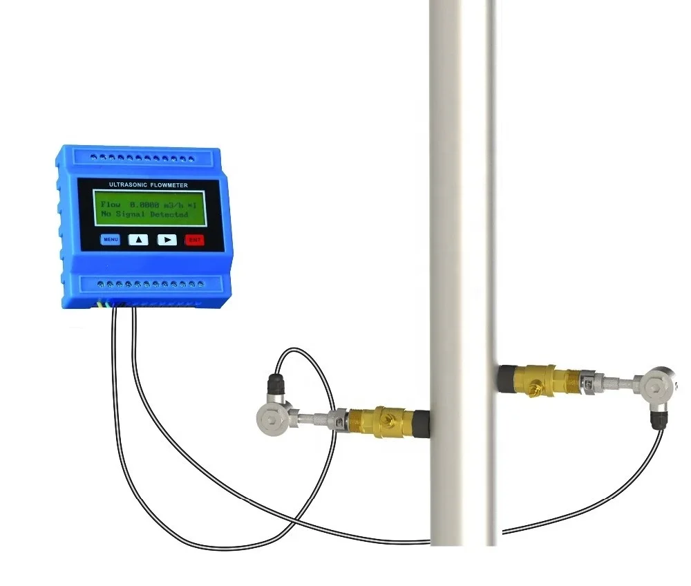 Ultrasonic Flow Meter with plug in ultrasonic insertion sensor,RS485 portable water ultrasonic flow meter