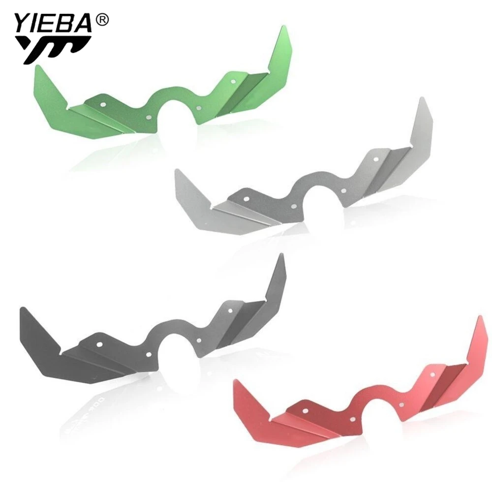 

For KAWASAKI Ninja 250 400 Front Spoiler Downforce Naked Wing Aerodynamic Winglets Mouth Shell Cover Protection Guard Ninja250