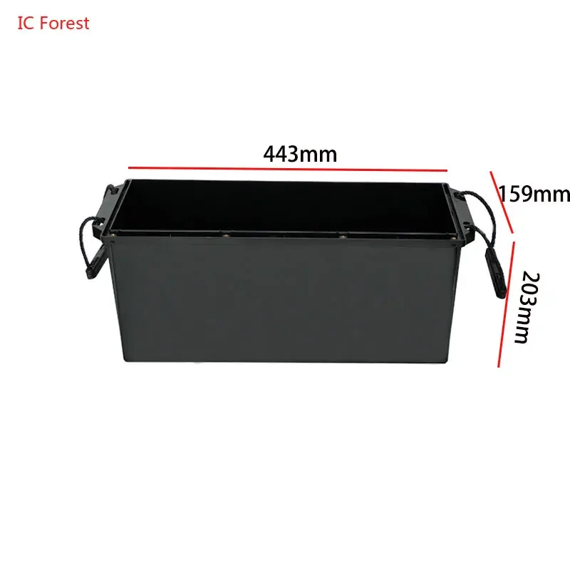 12V 24V 150ah 180Ah 200Ah 280Ah 320Ah Lifepo4 Solar Cells Storage Boxes Case Yachts RV Battery Plastic Waterproof Storage Box