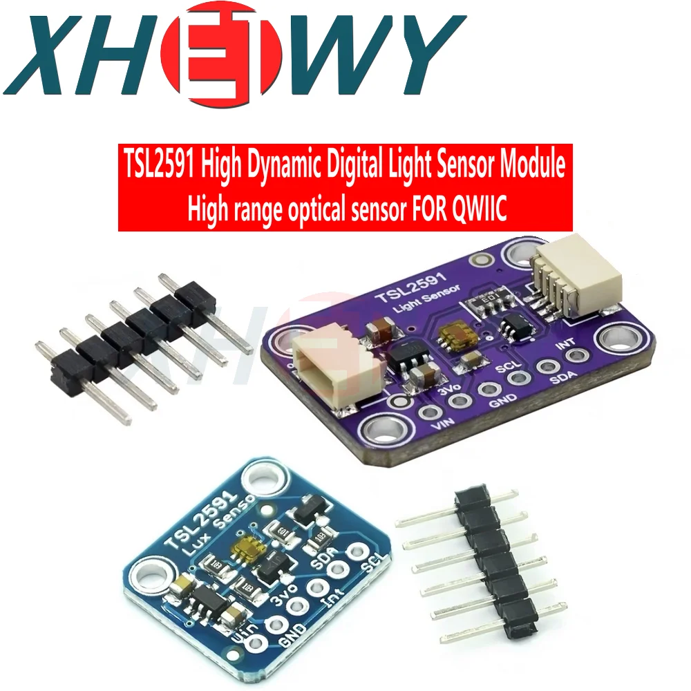 TSL2591 IIC I2C Light Sensor Breakout Module High Dynamic Range Digital Board TSL25911FN 3.3V 5V Diy Electronic