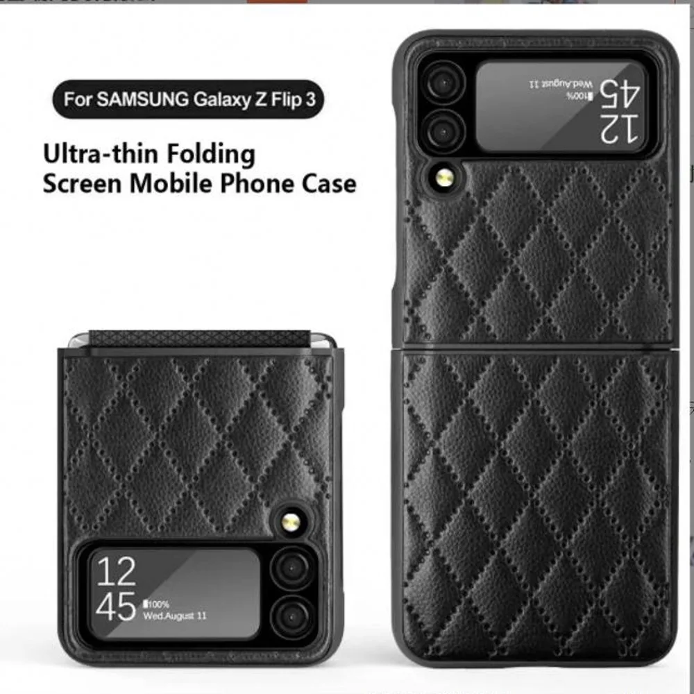 Применимо к чехлу Samsung zflip4 мобильный телефон, деловой складной экран, винтажный защитный чехол с изображением агрессивного медведя из кожи