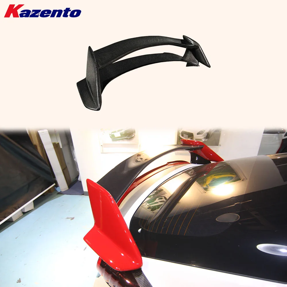 

For Honda Civic Type R FK2 15-17 KZ Style Carbon Fiber Rear Spoiler Wing