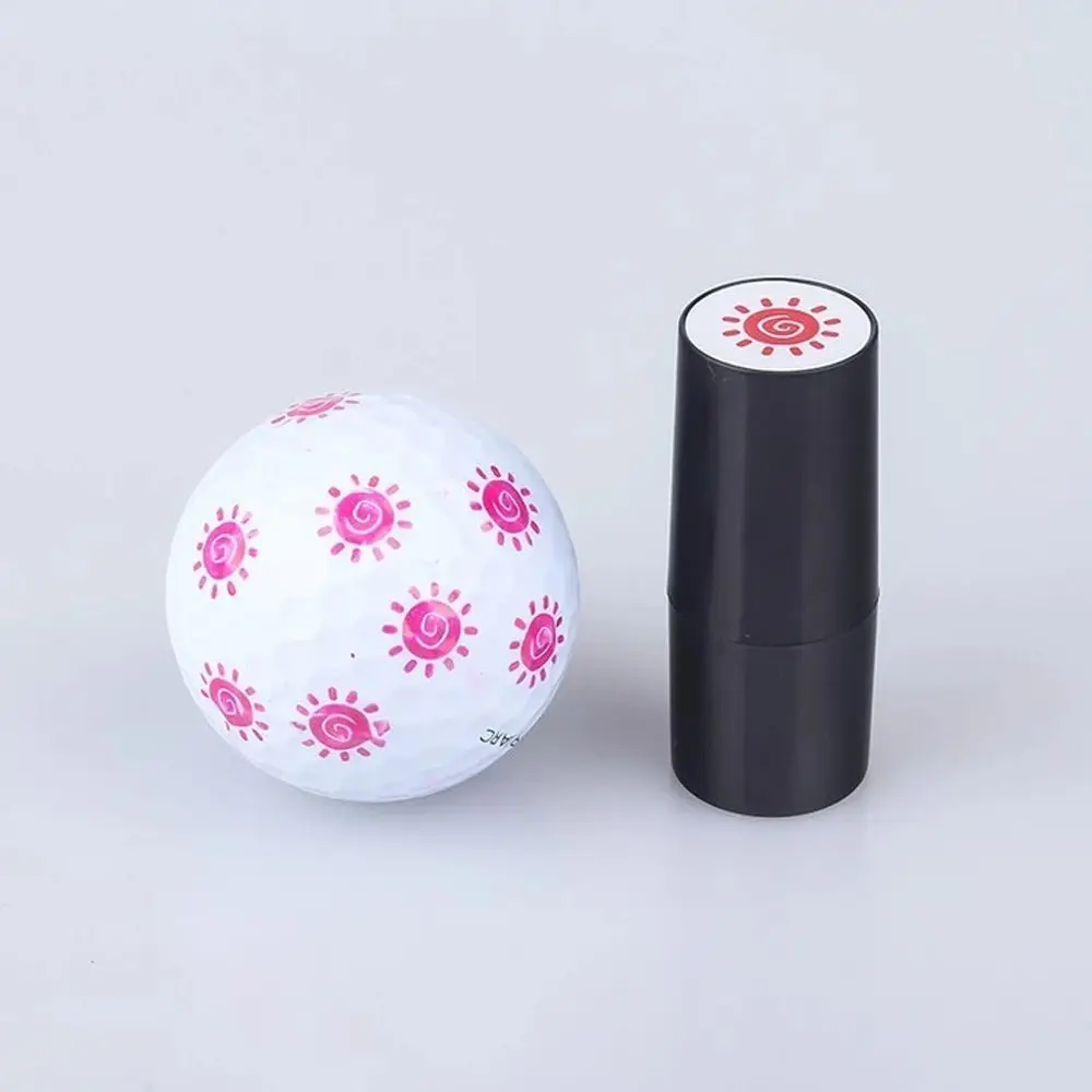 Aids Golfer Gift Various Patterns Long Lasting Plastic Colorfast Stamp Marker Quick-dry Impression Seal Golf Ball Stamper