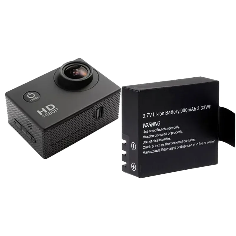 900mAh 3.7V SJ4000 بطارية قابلة للشحن ل SJCAM SJ4000 WiFi SJ5000 WiFi SJ6000 WIFI M10 SJ5000x الرياضة عمل كاميرا DV البطارية