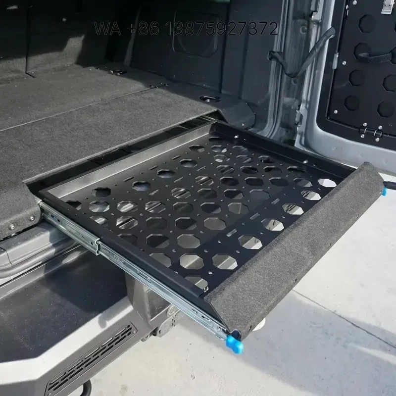 Wmwmnu for 2021-2024 Professional Retractable Al Mg Alloy Cargo Slide Heavy Duty Stable Load Outdoor Tailgate