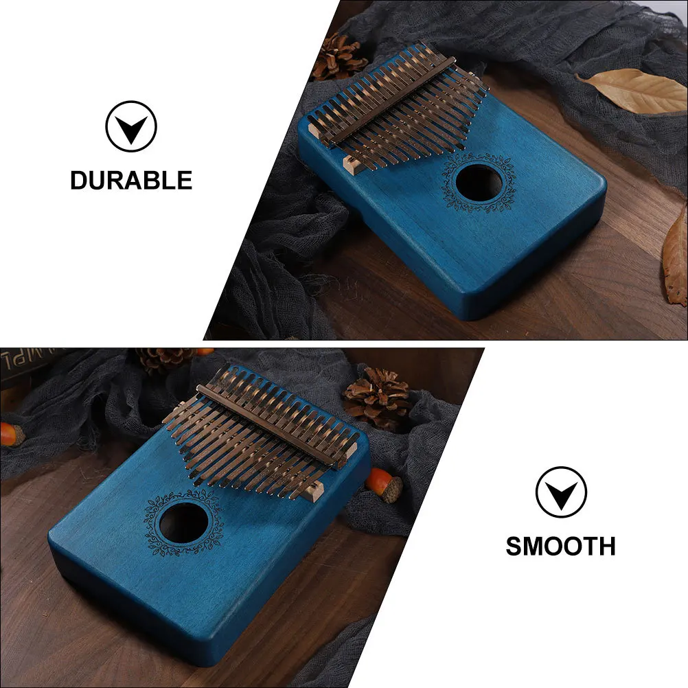 

1Pcs Thumb Piano Wooden 17-Tone Durable Kalimba Beginner Finger Instrument Portable Music Lover Gift Finger Piano