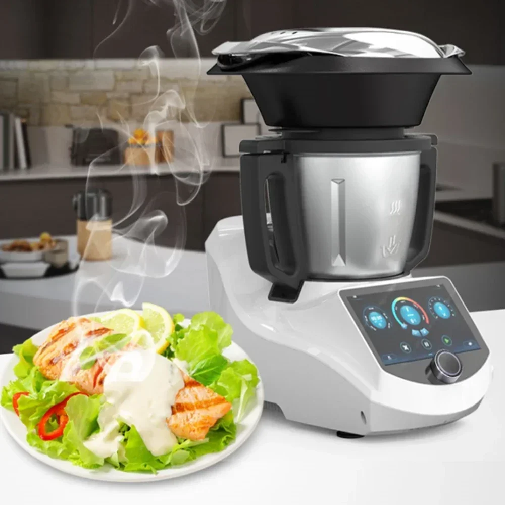 Kitchen  Robot Electric High Speed Heavy Duty WiFi Blender Smart Food Cooker with kneading dough and weight