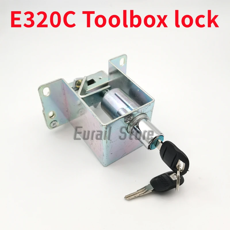 For Caterpillar CAT312 313 320C 324 329 330C toolbox lock block excavator accessories Paddle lock