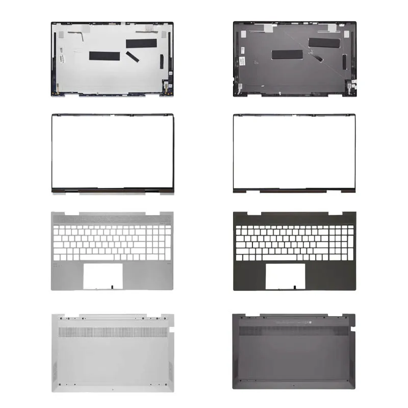 Remplacement du capot arrière LCD pour HP ENVY X360 15-ED 15M-ED 15-EE 15M-EE TPN-C149, cadre avant, repose-poignets, boîtier supérieur et inférieur, charnières