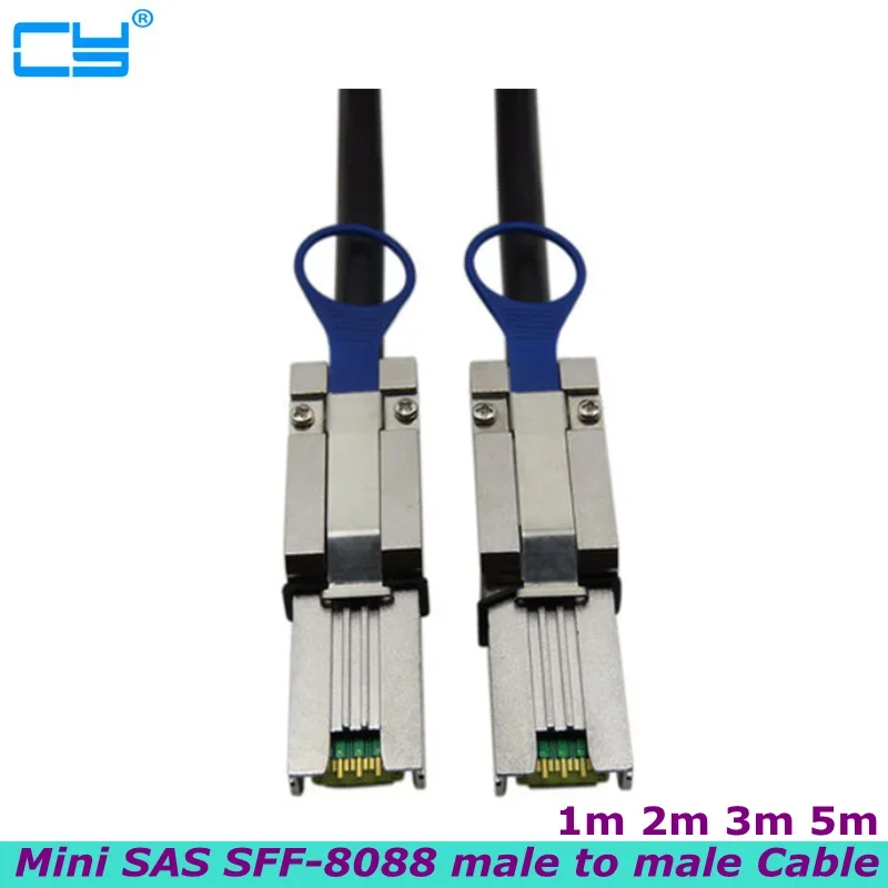 

1 м 5 м Внешний кабель MINI SAS 26P SFF-8088 TO SFF-8088 Кабель для передачи данных Mini SAS SFF-8088 «папа» на 8088 «папа» Кабель для жесткого диска 26P TO 26P
