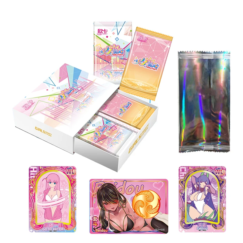 

Girls Party Collection Cards Box PR Goddess Story Limited Mental Rare Puzzel Swimsuit Sexy Booster Playing Cards