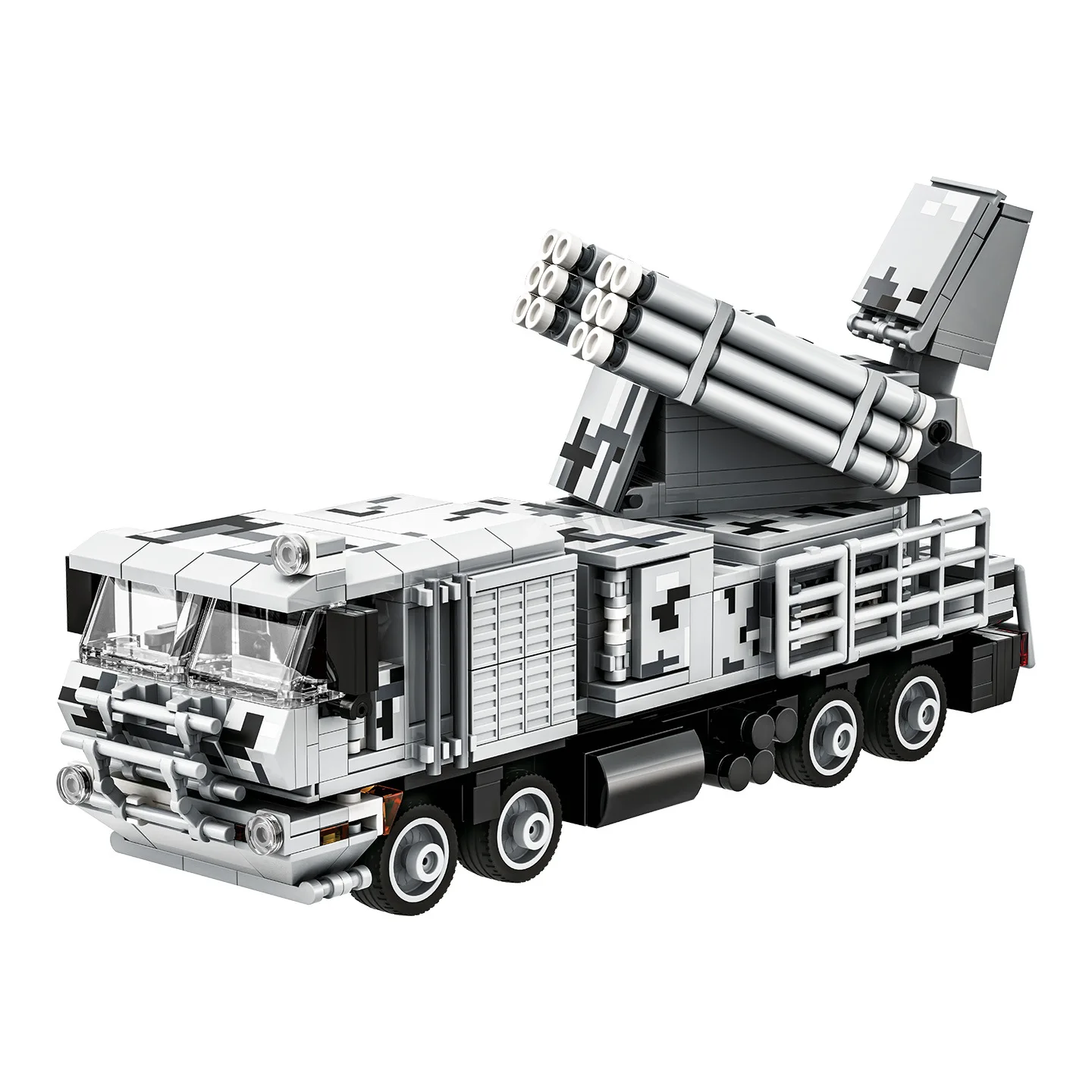 

Children's Military Armor Anti-Air Defense System Toy Building Blocks Small Particles Boys Playset Educational Toy NO.4518 gift