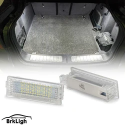 Luz LED para puerta Interior de reposapiés, luz para maletero de equipaje, guantera, lámpara para BMW X5, E70, F15, X3, E83, F25, X1, E84, X6, E71, F16, 2 uds.