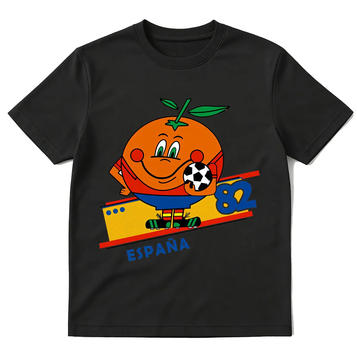 Naranjito Espana 82 Spain Mascot 1982 Football Funny T-shirt Men's Women Clothing Fashion Cotton Oversized Short Sleeve T-shirts