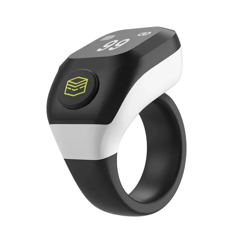 

ABIJ-Digital Smart Zikr Ring Counters Bluetooth Enabled Tasbih Tally Counter For Muslims Prayer Timer Vibration Reminder Alarm C