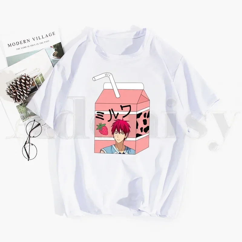 

Kuroko No Basket Anime Tshirt Hip Hop Girl Print Top Tees Harajuku Tshirts Fashion Summer T-shirt