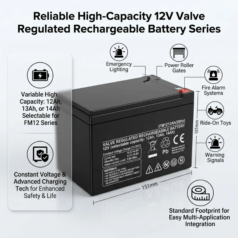 12AH-14AH Fire Lighting Rolling Gate12V Electric Stroller Spray Battery Flash Lamp Aerator Lead-acid Storage Stable Battery Pack