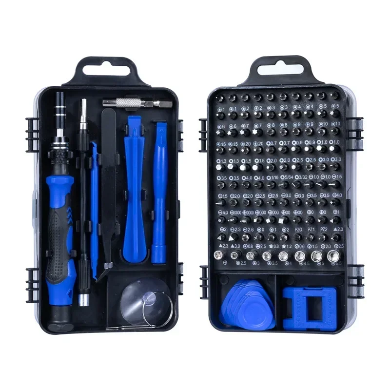 115-piece Set Mobile Phone Disassembly and Maintenance Precision Screwdriver Batch Set Computer and Watch Household PP+TPR Cr_V