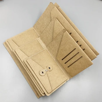 Fromthenon Kraft Paper Envelope Tickets Cards Storage Bag For Midori Travelers Notebook…