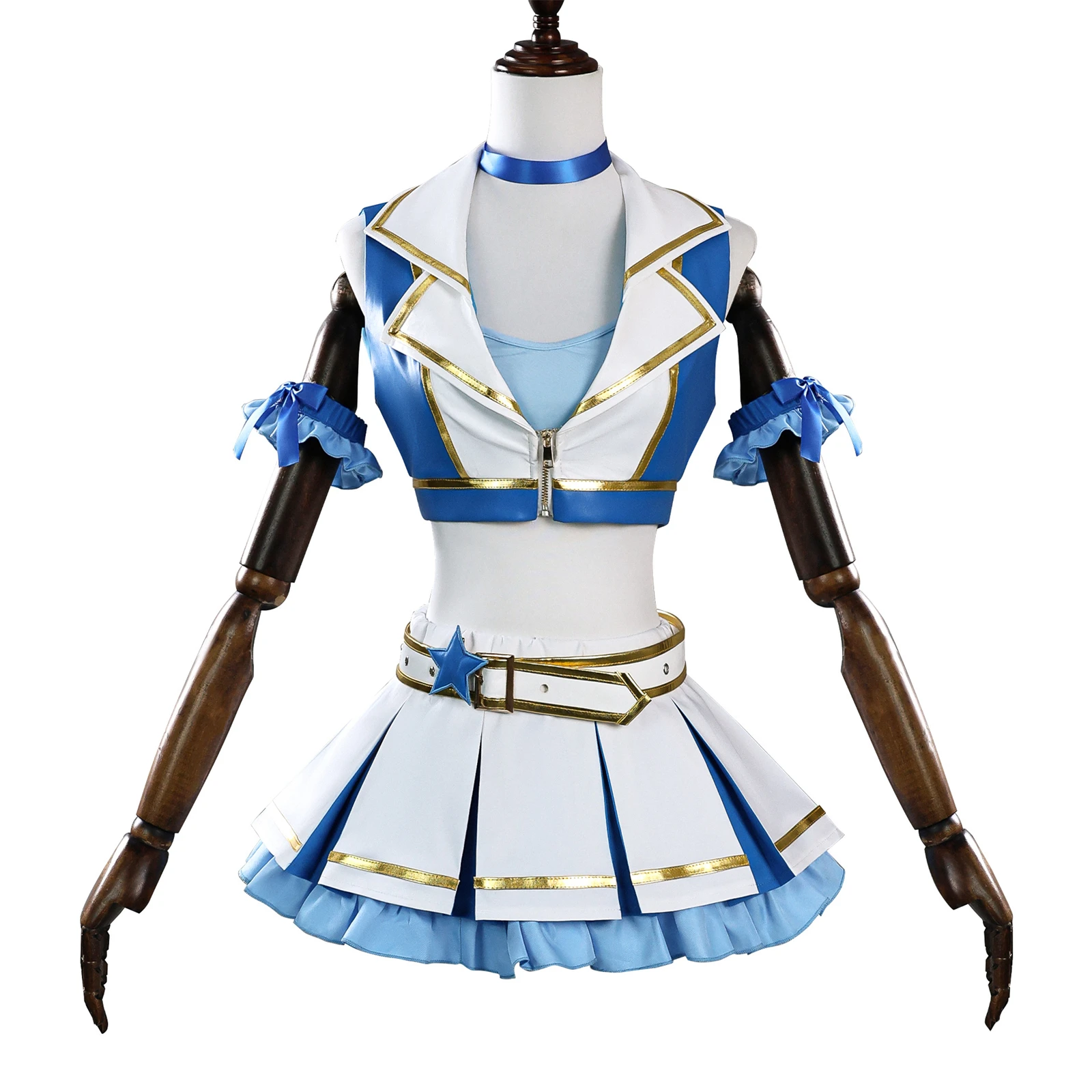 

Another World Rem Cosplay Costume Anime Girl Football Baby Uniform Cheerleading Uniform Lolita Outfit Halloween Set
