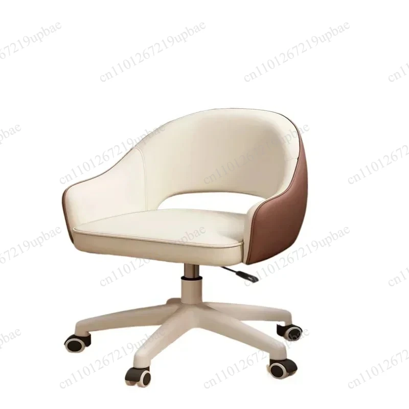 Modern Makeup Chair with Backrest Comfortable Sedentary Desk Chair Home Bedroom Office Boss Study Chair