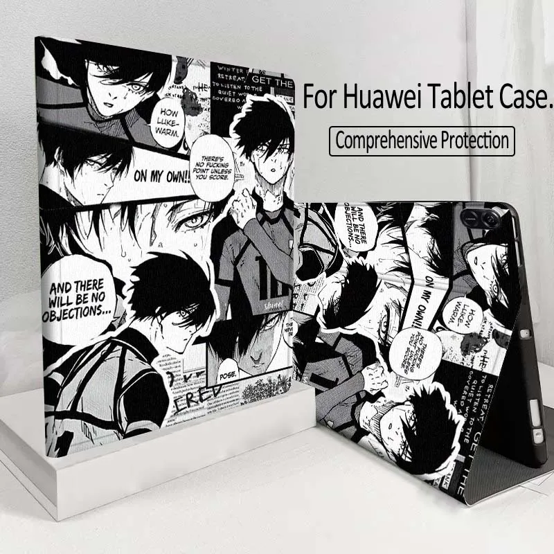 Anime B-BLUES L-LOCKS Cool For Huawei MatePad M5 T5 SE 11 Pro Honor Tab 5 V7 V8 X9 GT 10.1 10.8 Inch Tablet Case