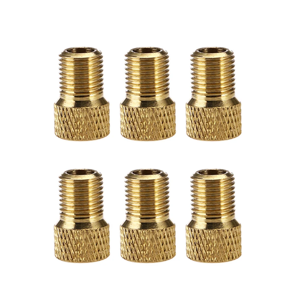 

12Pcs Bike Pump Adapter Copper-Plated Zinc Alloy to Valve Converter Uk to Us Valve Lightweight Easy Install