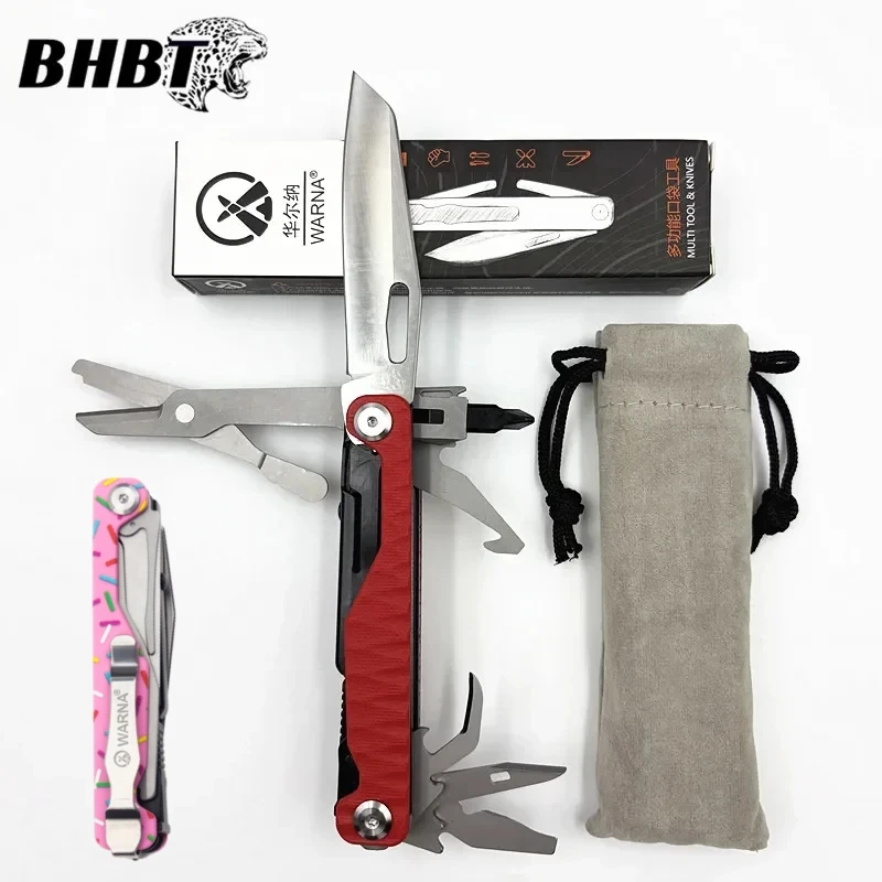 NEW BHBT 18 in 1 Folding Multitool Multi-functional Combination Tool Folding Scissors EDC Outdoor Equipment