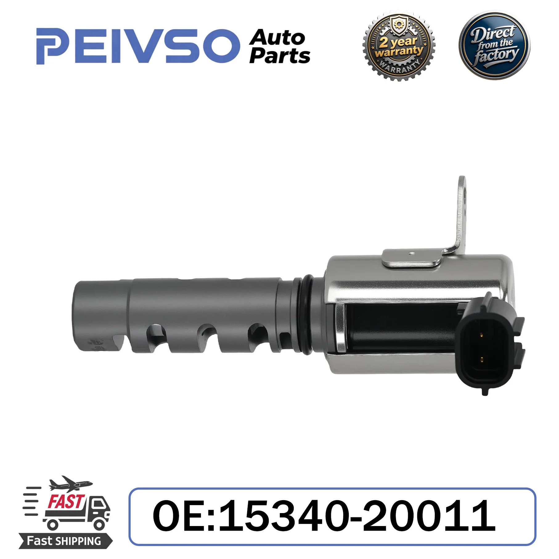 

PEIVSO Cam Timing Oil Control Solenold Valve Right For Lexus ES300 Toyota 15340-20010 15340-20011