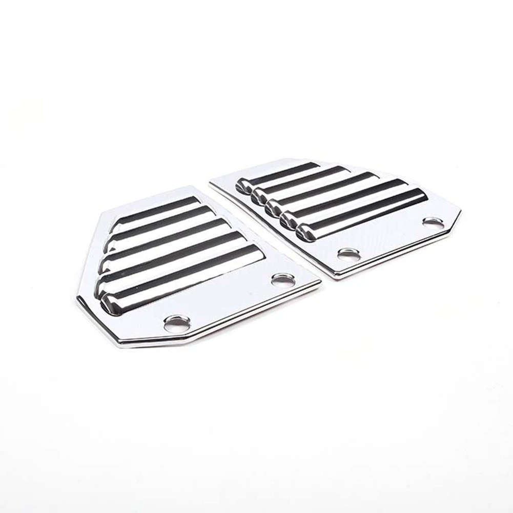 

For H2 2003-2009 Car Side Vent Cover Ventilation Grille Stickers Trim,ABS Silver 2 Pack