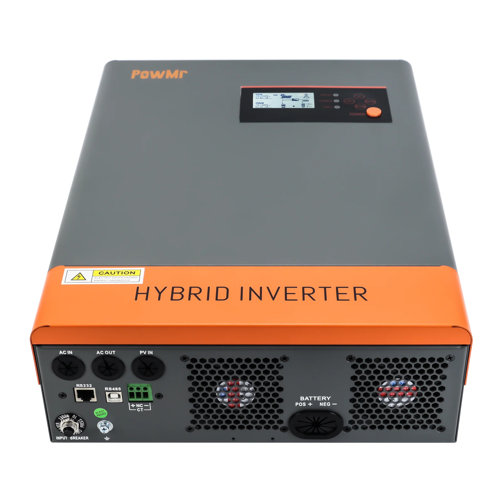 PowMr-Inversor Solar Híbrido, Off/On Grid, Paralelo Máximo, 12 Unites, 5500W, 500V, 100A, em Stock