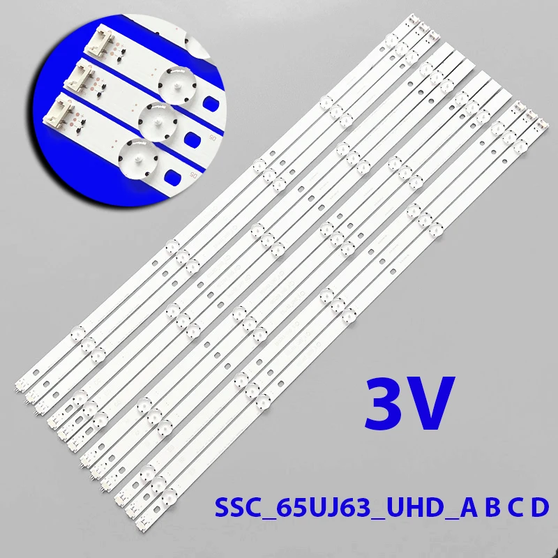 LED Backlight for 65UJ6300 65UJ630V 65UJ634V 65UJ5500 65UK6100 65UK6100PLA 65LG63CJ-CA 65UJ6300-CA 65UJ6309 65UJ63_UHD_A B C D