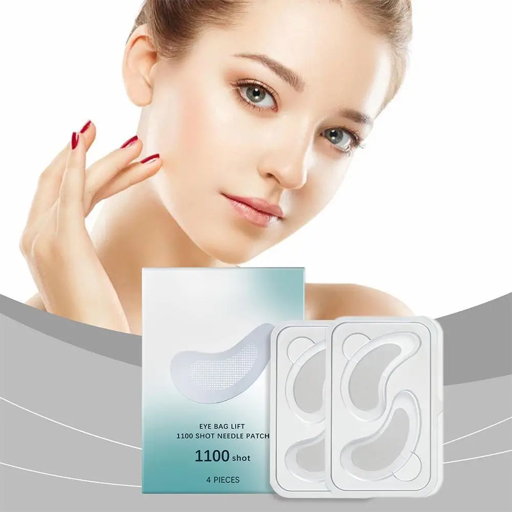 Hyaluronic Acid Microneedle Eye Patches Mask For Anti Wrinkle Aging Dark Circles Moisturizing Under Eye Pads Skin Care H6Z0