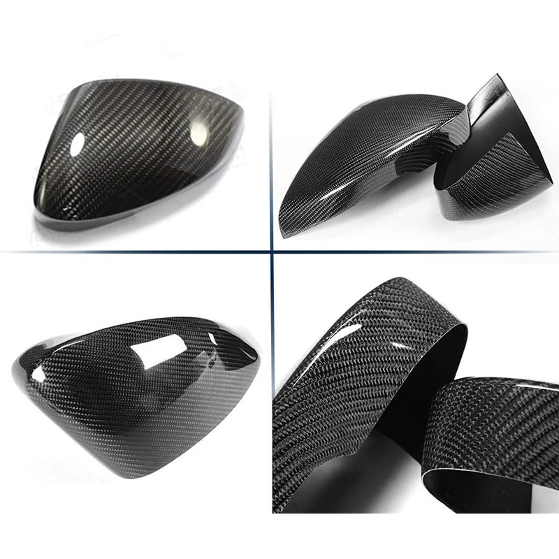 Real Carbon Fiber Mirror Cover Fits For Jaguar F-Type 2-Door 2013-2021 Side Mirror Cap Trim Covers Car Accessories