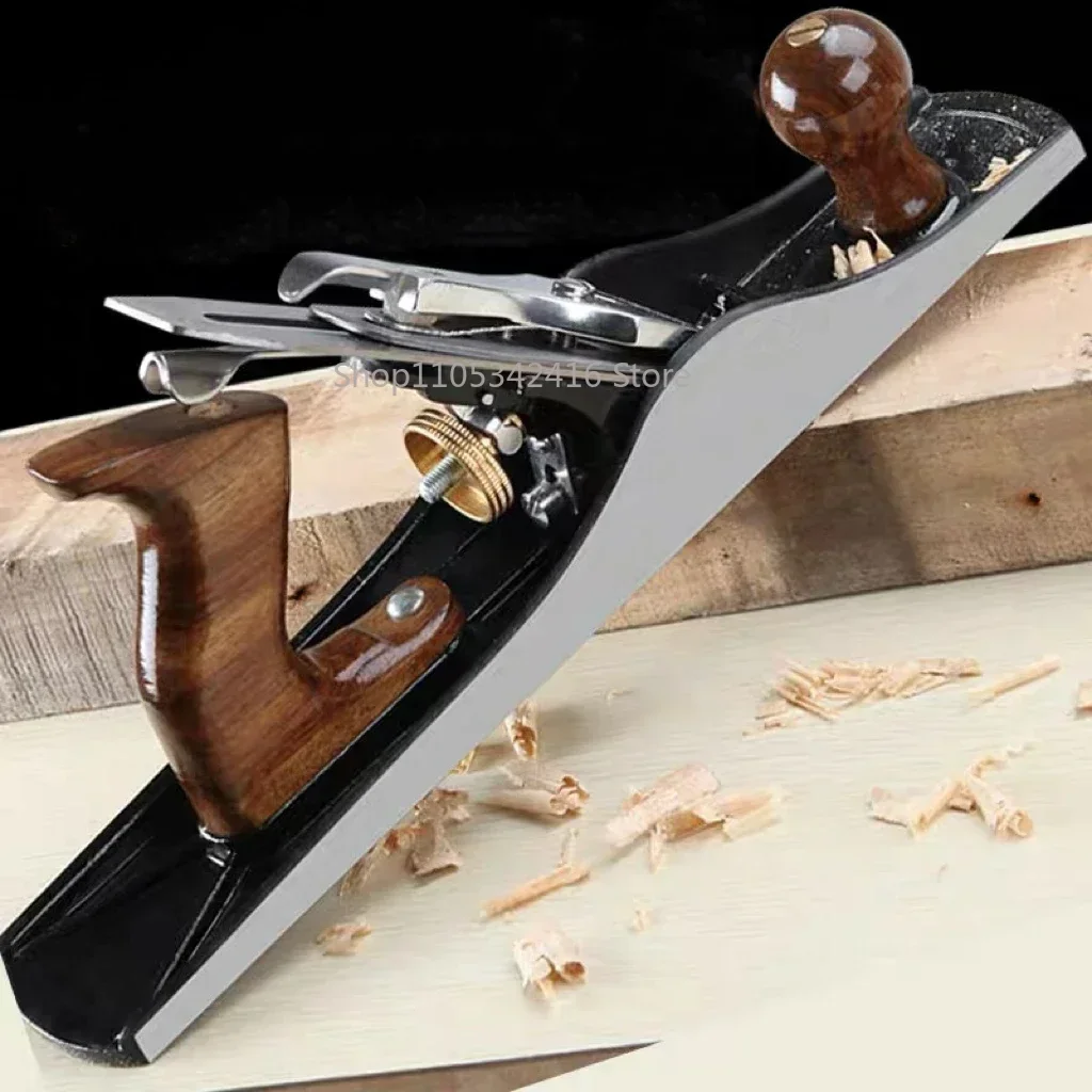 NO.4 Adjustable Universal Precision Hand Plane, 2-Inch Blade Wood Planer with Wooden Handles for Woodworking Smoothing​