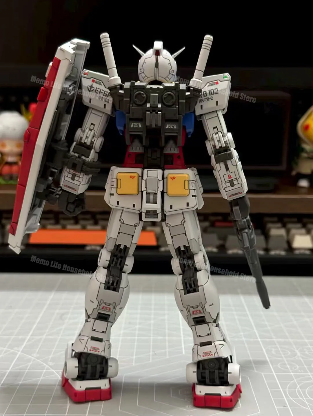 متوفر في المخزون FATCAT نموذج Rx-78-2 Mg 1/100 مقياس خاص Rg 1/144 2.0 نسخة موسعة تجميع نموذج أطقم ألعاب هدايا شخصيات الحركة