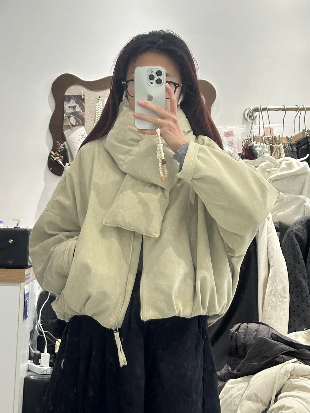 

High Quality Fashionable Winter Cotton Jacket Women's Outerwear Neck Warmer Thick Warm Versatile Korean Style Long Sleeve Zipper