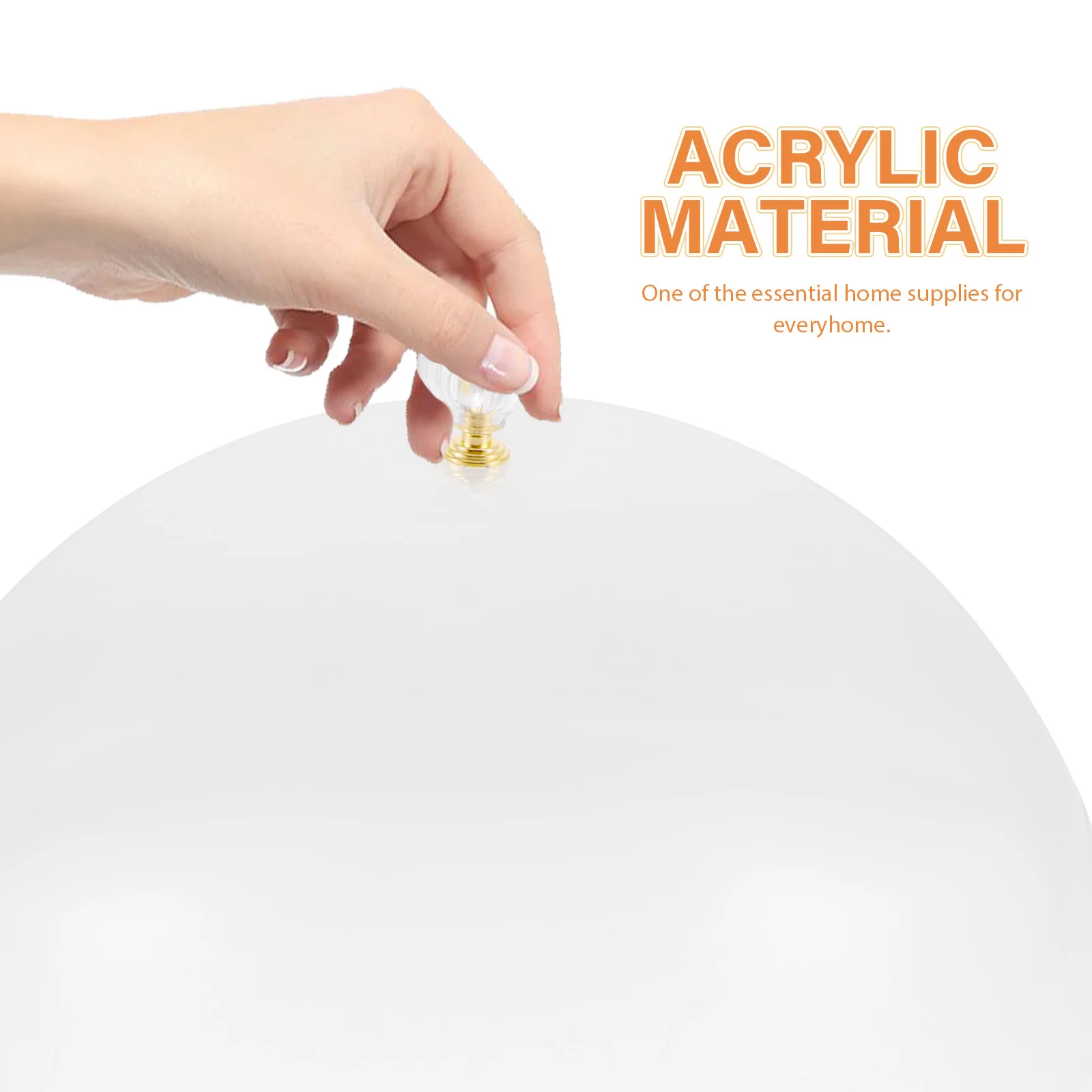 

1pc Acrylic Food Cover 12-Inch 31Cm Round Transparent Heat Retention Lid For Bacon Beef Burgers Breads Poultry Cookouts Barbecue