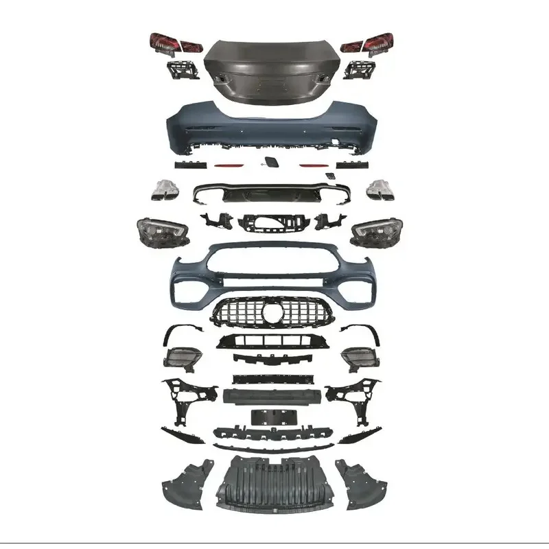 

For W213 E-Class 2016-2020 to W213 2023+ E63 Exterior Modification Bumper Taillight Plug and Play Bodykit