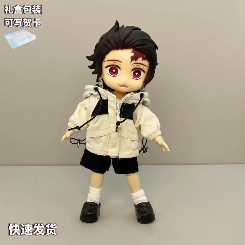 

Коллекционная аниме-фигурка Танджиро Об11 (Demon Slayer) 1/12 BJD с полным набором сменной одежды для фанатов аниме, подарок на день рождения