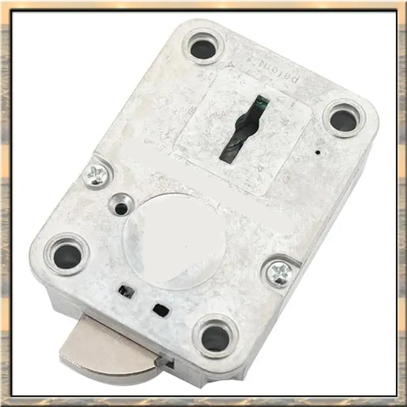 2 fechaduras seguras eletrônicas com fechadura solenóide e 2 teclas de retorno, cofre à prova de fogo de segurança com teclado cromado e mais de janeiro.