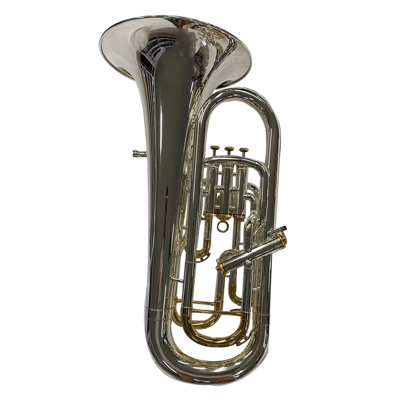 Professional high standard silver plated bariton horn