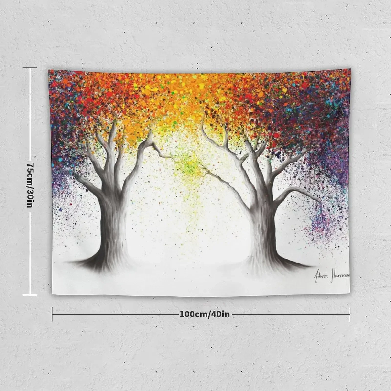 Paralleled Prism Trees Tapestry Decoration For Home Aesthetic Room Decors Cute Decor Anime Decor Tapestry